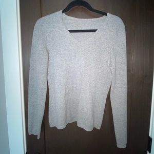 Grey cashmere sweater